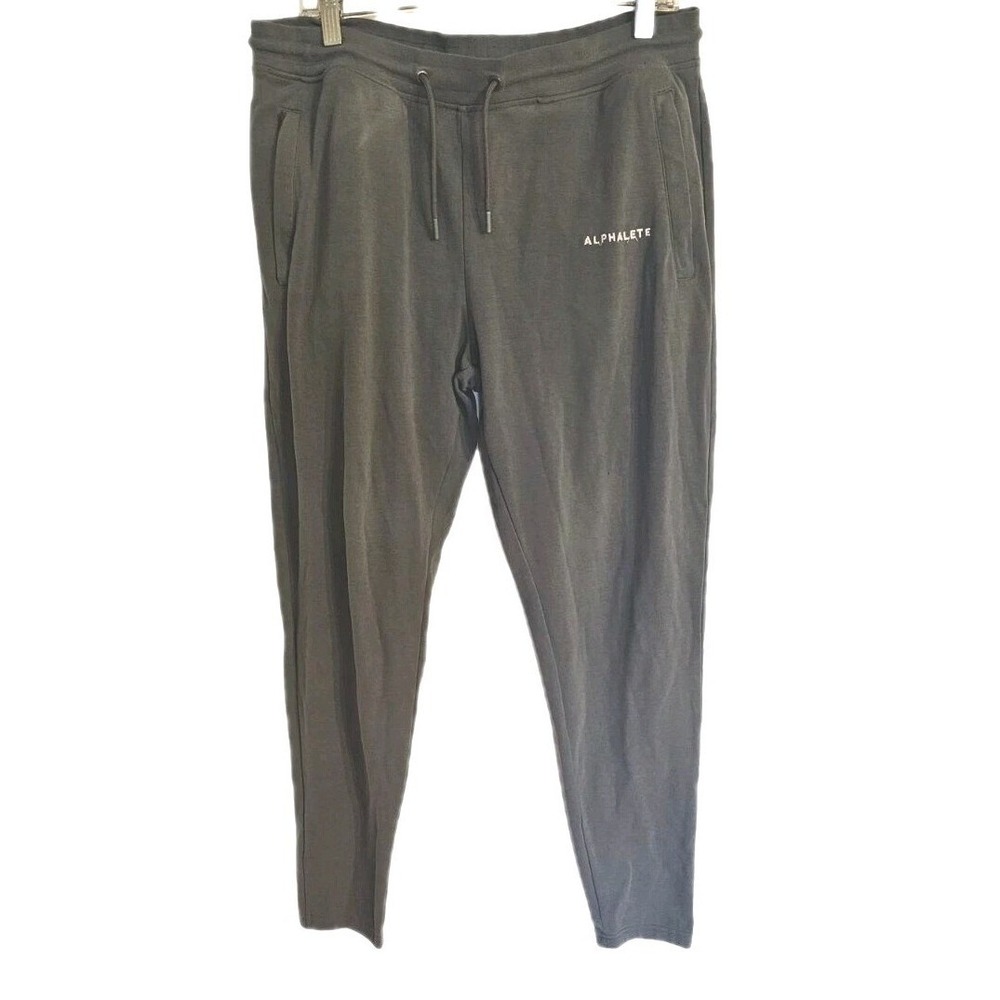 Mens Aphalete‎ Jogger Size XL Gray Drawstring pockets